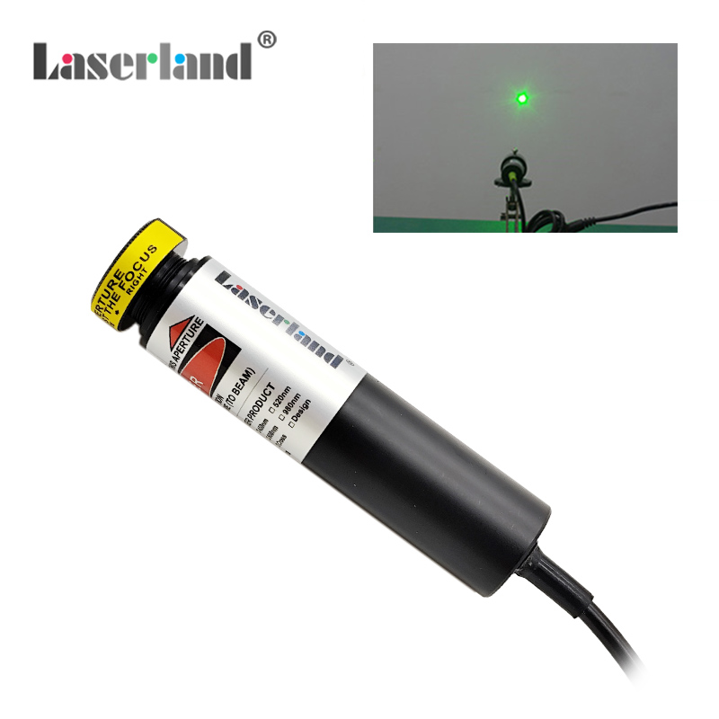 18mm 532nm Focusable Green Dot Module Diode Locator for Halloween Haunted House Laser Vortex Tunnel
