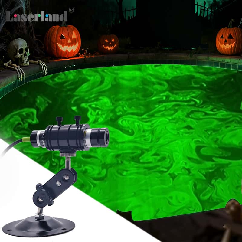 532nm Focusable Green Generator Line Module for Halloween Scary House Laser Swamp Laser Pond Haunted House Garden Yard Decoration
