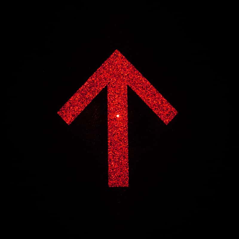 5pcs/pack Arrow Diffraction Gratings for Parking Exit Light Indicating