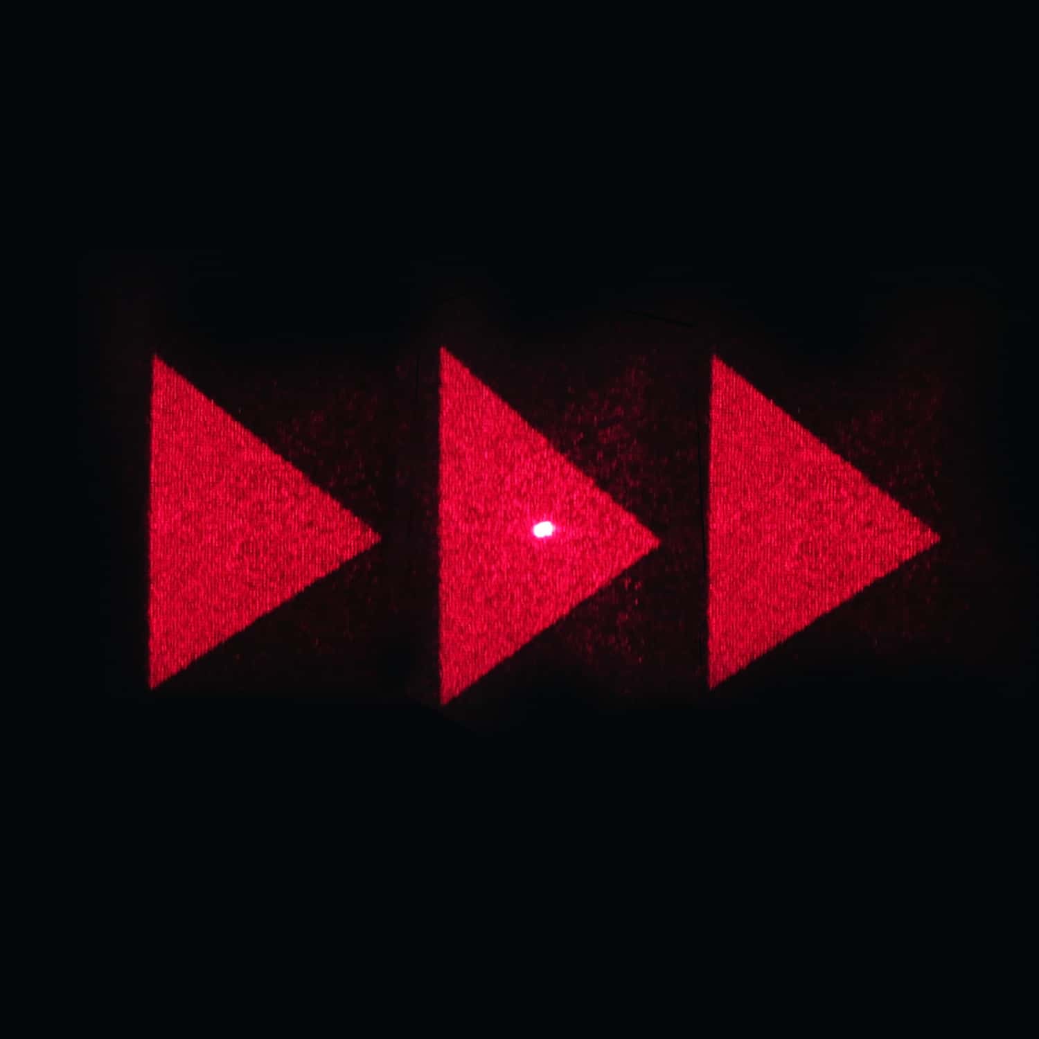 5pcs/pack DOE 3-triangles Diffraction Grating Lens for Lasers