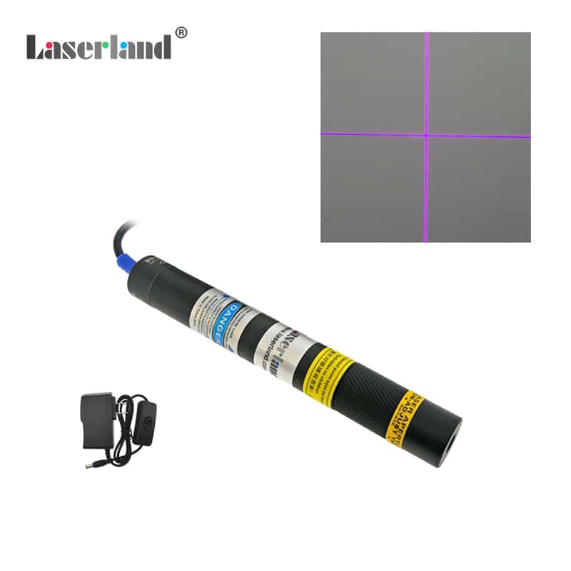 16mm 405nm Violet Blue Cross Laser Module Focusable - Image 2
