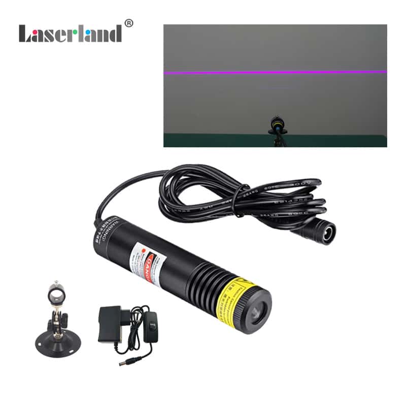 16mm/22mm 405nm 100mW/200mW Violet Blue Line Laser Module - Image 3