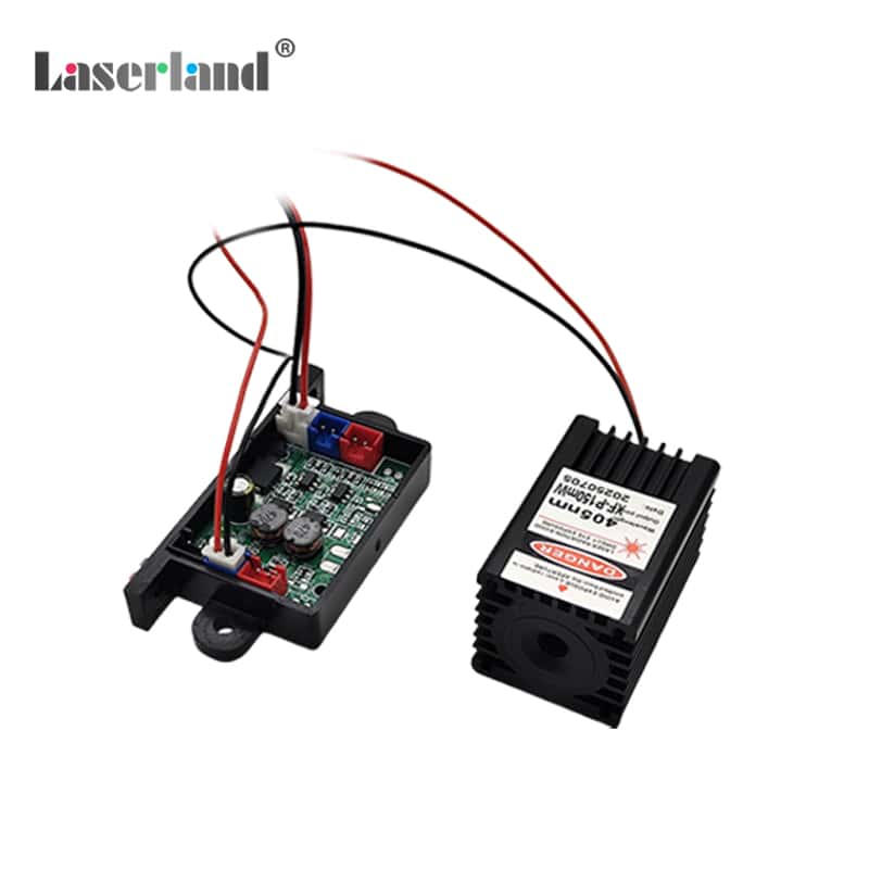 405nm 150mW Blue Violet Purple Laser Diode Module 12VDC TTL - Image 3