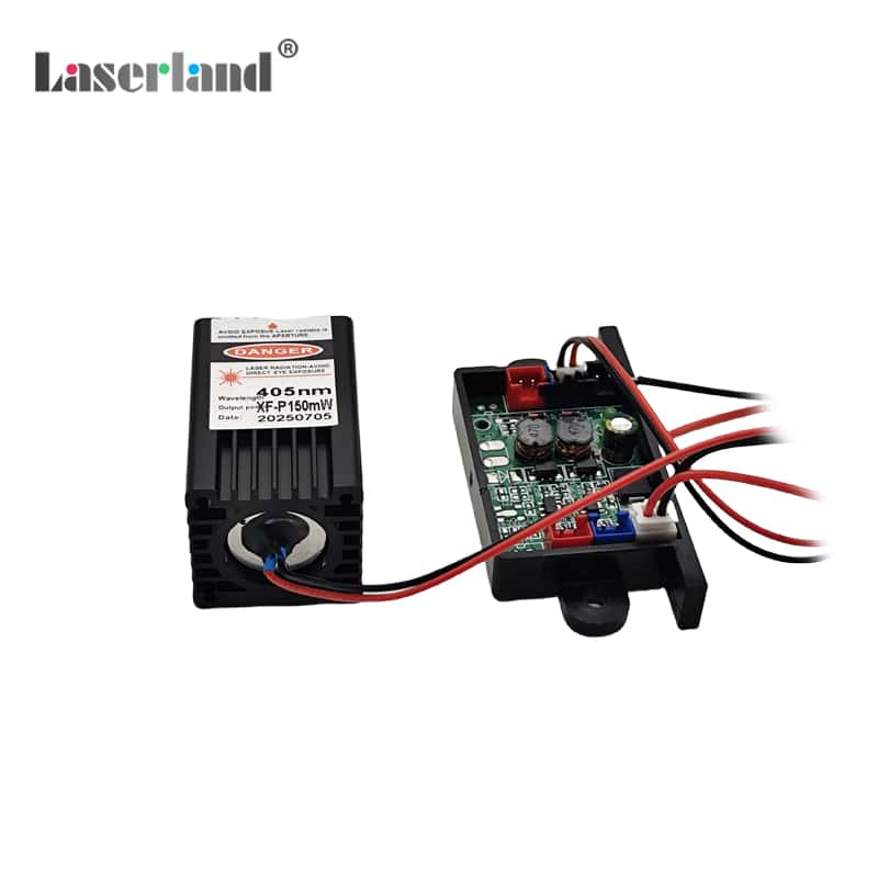 405nm 150mW Blue Violet Purple Laser Diode Module 12VDC TTL - Image 4