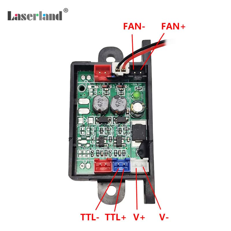 405nm 150mW Blue Violet Purple Laser Diode Module 12VDC TTL - Image 5