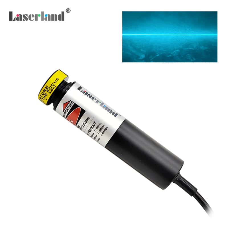 488nm SKY Blue Laser Line Projector Module Generator for Halloween Swamp Pond Focusable - Image 3