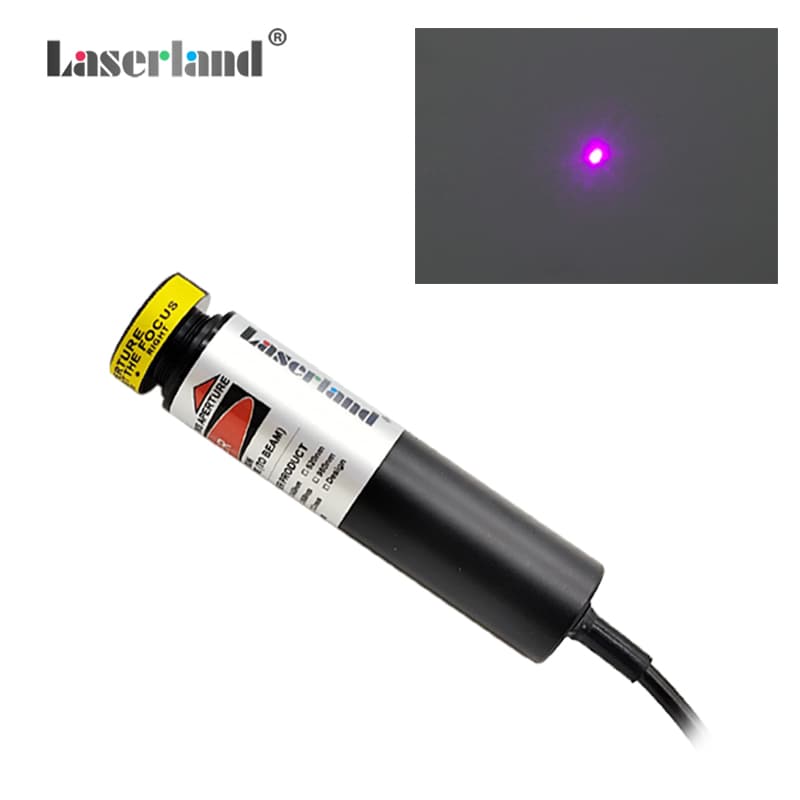 18mm 405nm Violet Blue Dot Laser Module Focusable