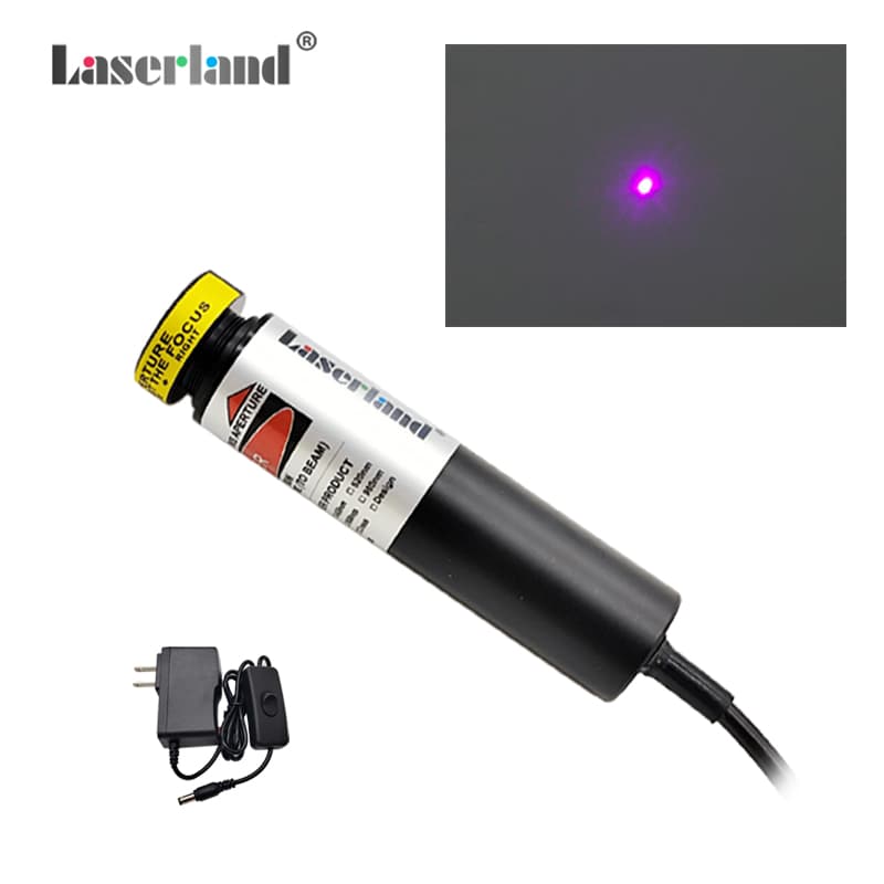18mm 405nm Violet Blue Dot Laser Module Focusable - Image 5