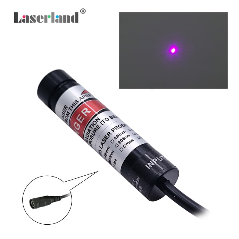 12mm 405nm Violet Blue Dot Laser Module Focusable