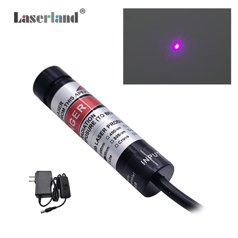 12mm 405nm Violet Blue Dot Laser Module Focusable - Image 4