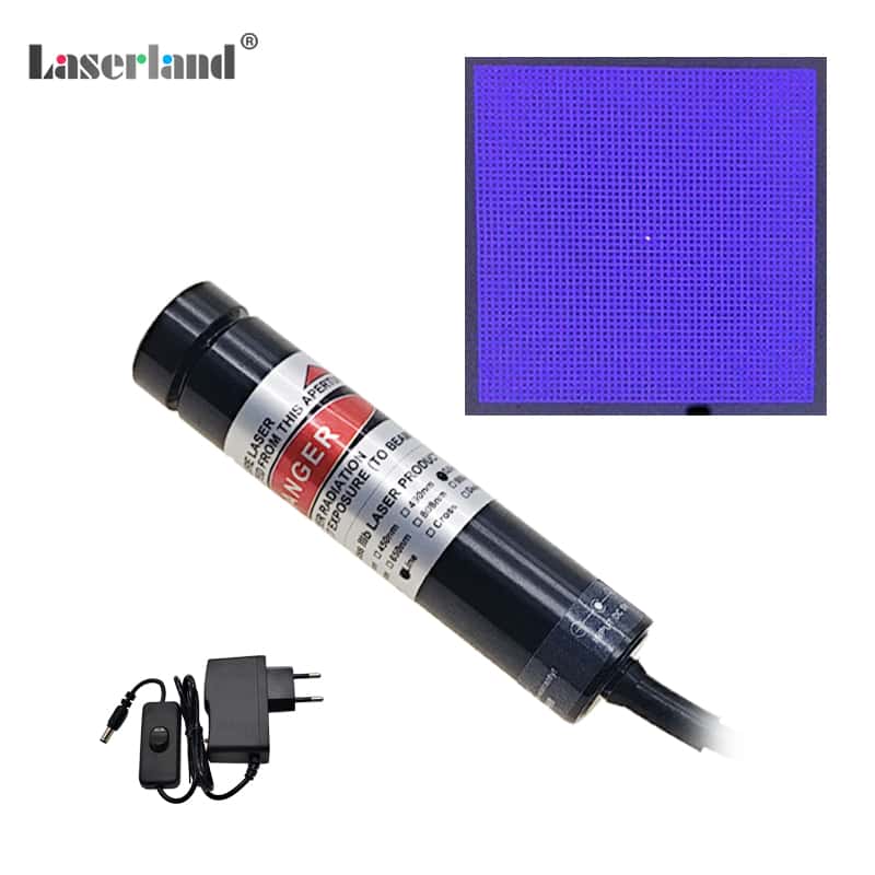 450nm 80mW 50*50 Grid Matrix Blue Light Grating Laser Module 3D Structural Source - Image 2