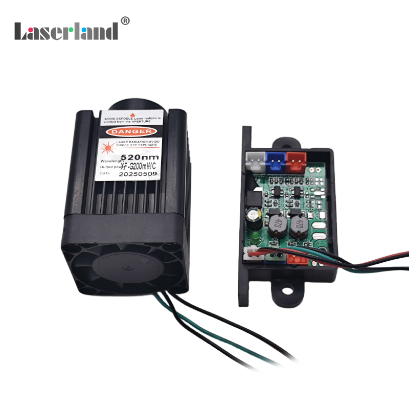 4065 520nm 200mW 600mW 1W Green Fat Beam Laser Module for Bird Scaring Stage Lighting - Image 3
