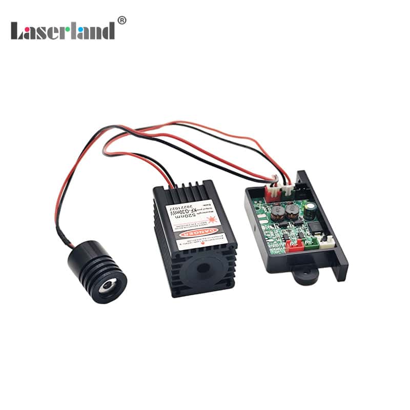650nm 100mW Red + 515nm 30mW Green Laser Module TTL TEM - Image 2