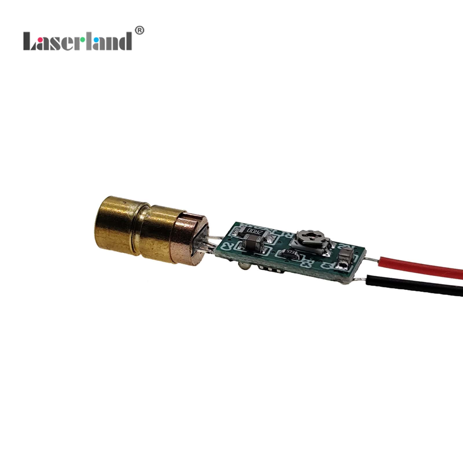 5V 5mW 0611 Small Volume 515nm Green Dot Laser Generator Module Laserland - Image 2