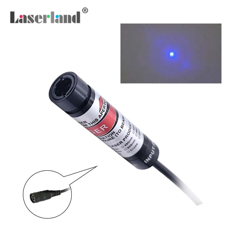 12mm 18mm 445nm 450nm Blue Dot Laser Module Focusable