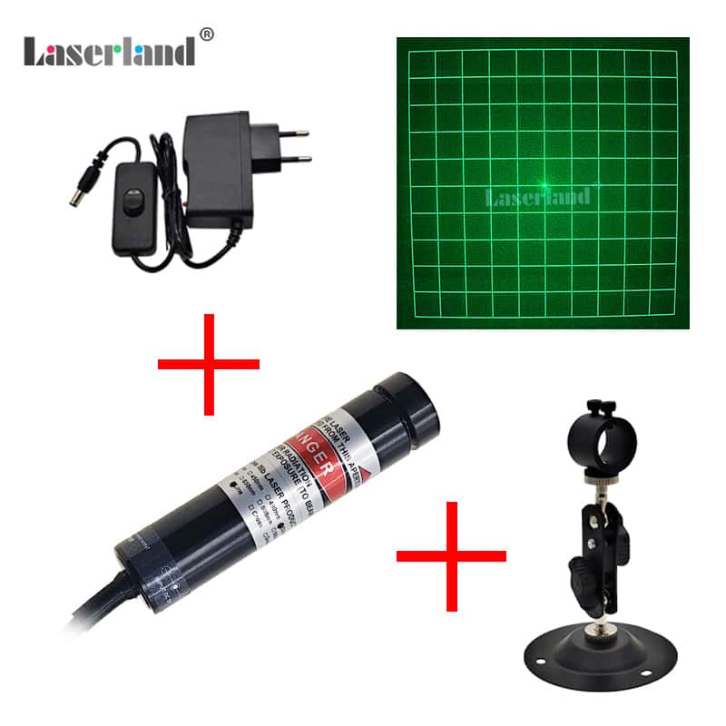 520nm 10*10 Grid Matrix Grating Green Laser Module for 3D Structural - Image 4
