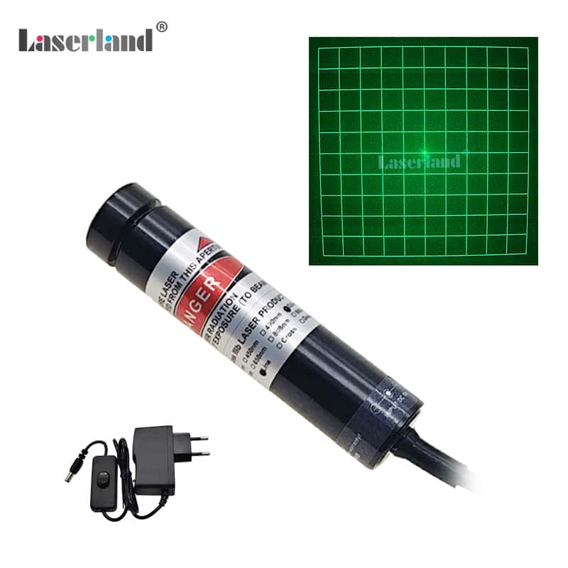 520nm 10*10 Grid Matrix Grating Green Laser Module for 3D Structural - Image 2