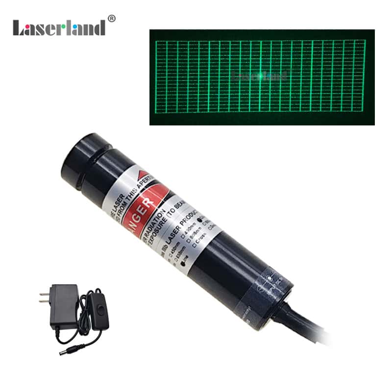 520nm Green Light Source DOE Grid Matrix Grating Laser Module 3D Structural Scanner Scanning - Image 4