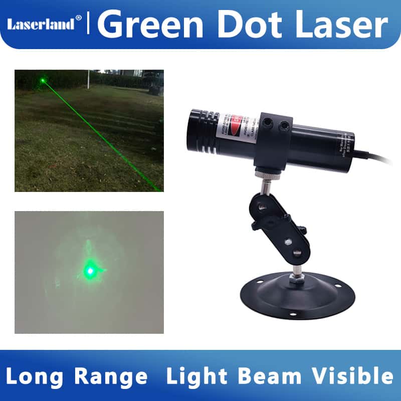 26*100T 520nm 60mW/120mW 12V/24V/Water Resistant Green Dot Generator Laser Module