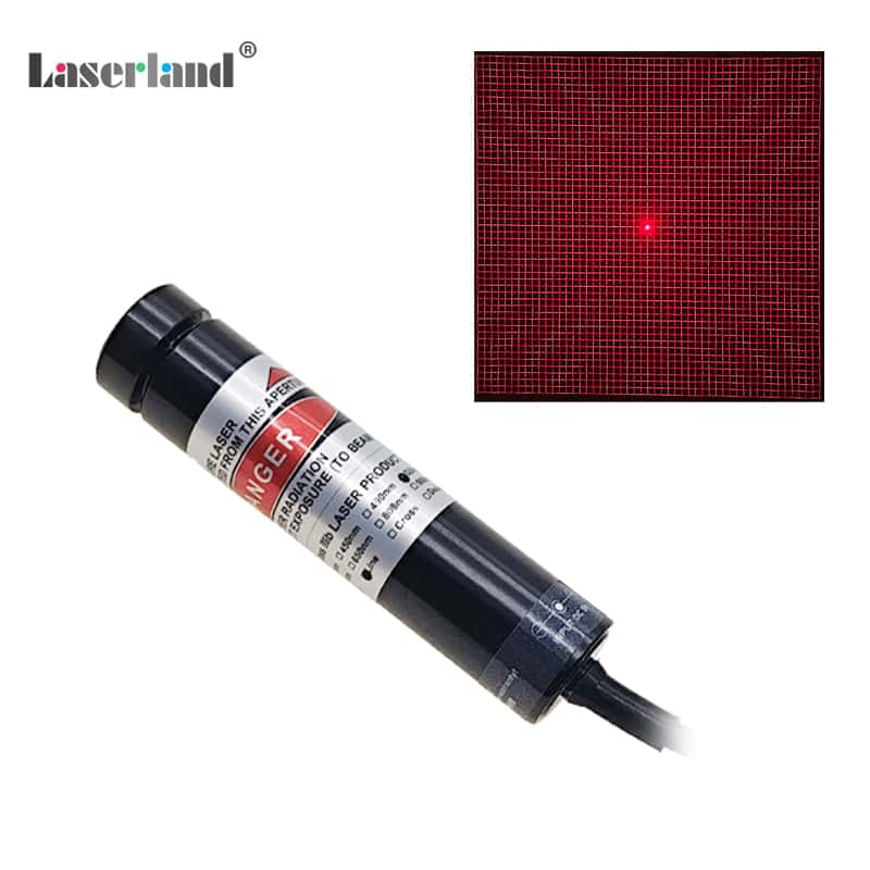 650nm Red 50*50 Grid Matrix 3D Structural Light Source Scanner Scanning Grating Laser Module