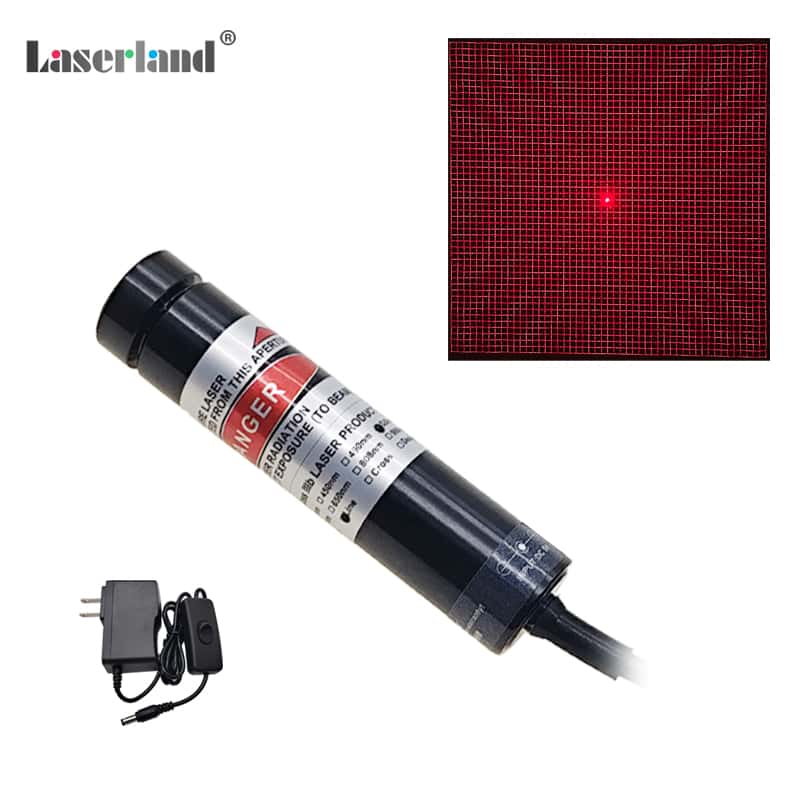 650nm Red 50*50 Grid Matrix 3D Structural Light Source Scanner Scanning Grating Laser Module - Image 3
