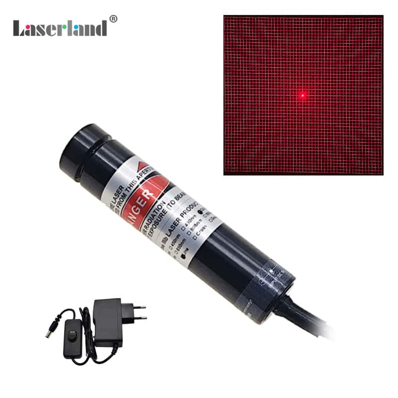 650nm Red 50*50 Grid Matrix 3D Structural Light Source Scanner Scanning Grating Laser Module - Image 2