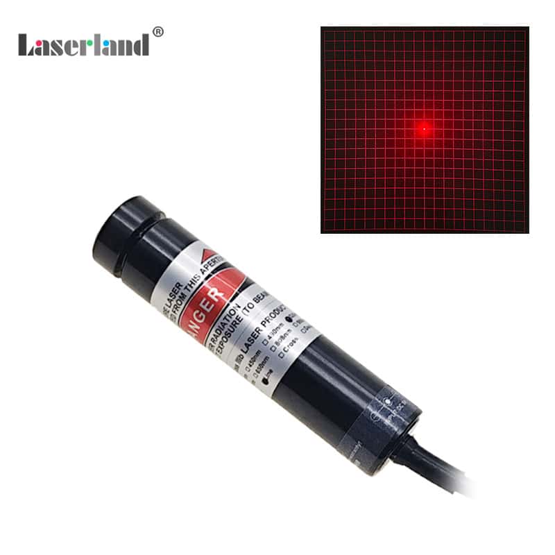 650nm Red 20*20 Grid Grating Laser Module 3D Structural Light Source Scanner Scanning
