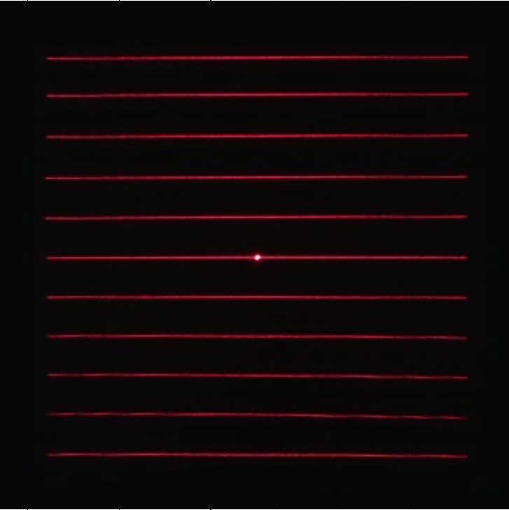 5pcs/pack DOE 11 Parallel Lines Optical Diffraction Element Grating Lens Laser Light