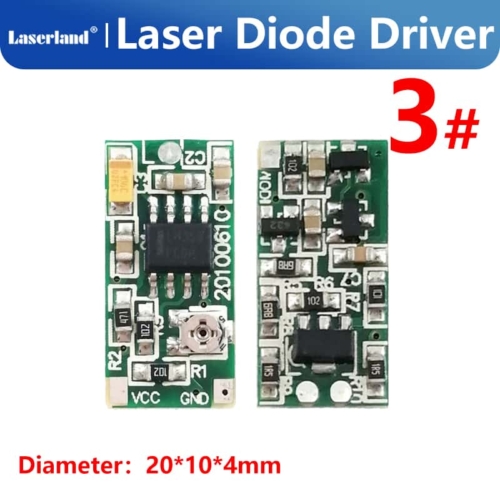 635nm 660nm 808nm 980nm 3.5-5V Red IR Infrared Laser Diode Driver Circuit Board Power Supply with TTL