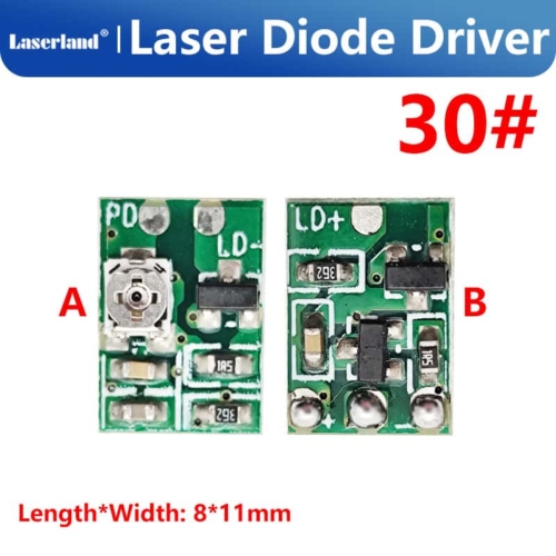 635nm 650 780 808 980nm Laser Driver Board APC with TTL 0-15Khz for Low Power Laser Diode