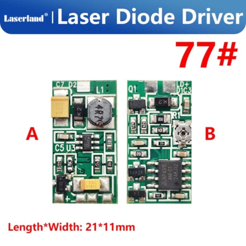 405nm 450nm 520nm Blue Green Laser Diode Constant Current Buck Drive Circuit Board
