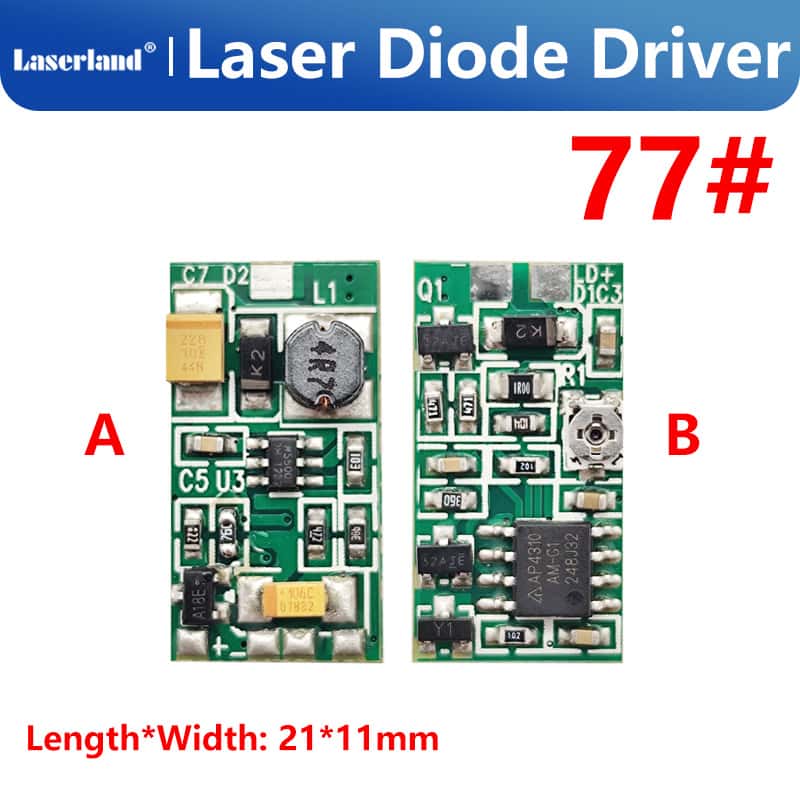 405nm 450nm 520nm Blue Green Laser Diode Constant Current Buck Drive Circuit Board