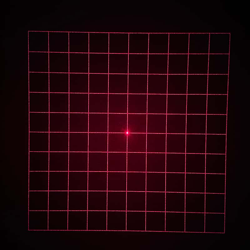 5pcs/pack DOE 10×10 Grid Optical Diffraction Element Grating Lens Laser Light