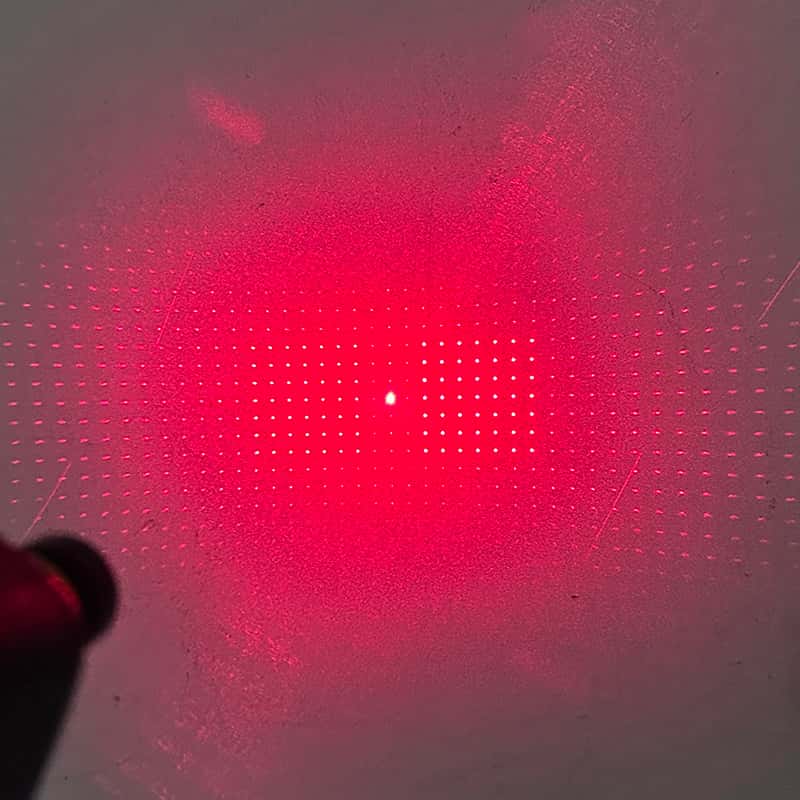 5pcs/pack 5mm DG Grating Lens DOE Diffractive Optical Elements Lens Laser Light Pattern Projection 7×7 - Image 4