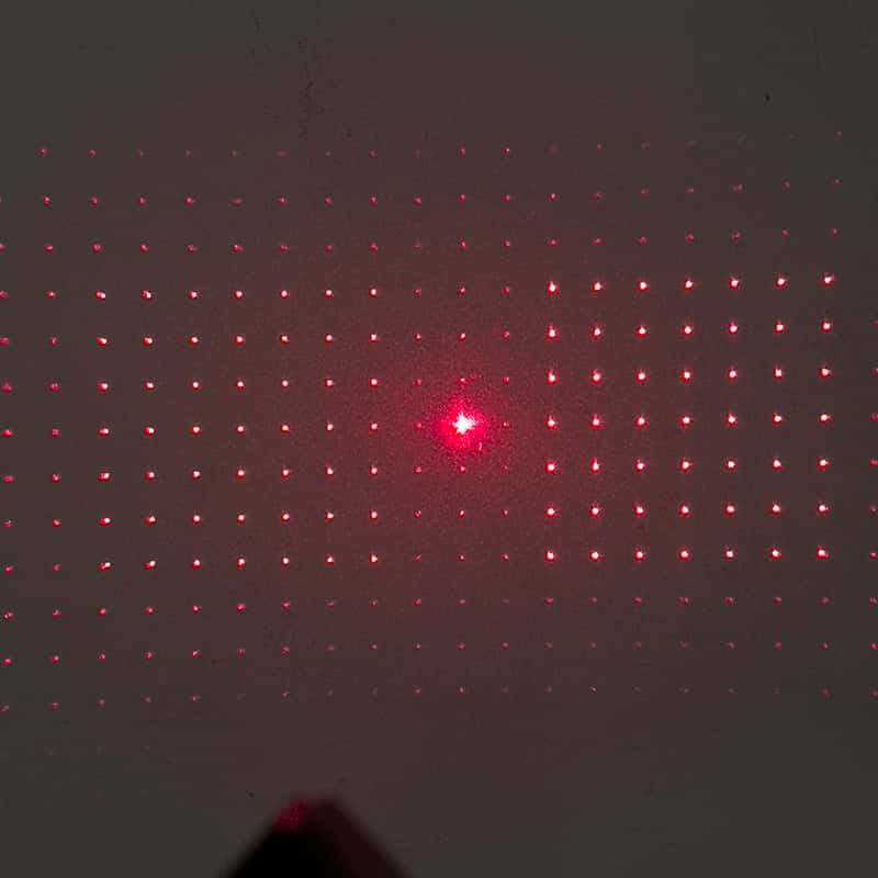 5pcs/pack 5mm DG Grating Lens DOE Diffractive Optical Elements Lens Laser Light Pattern Projection 7×7