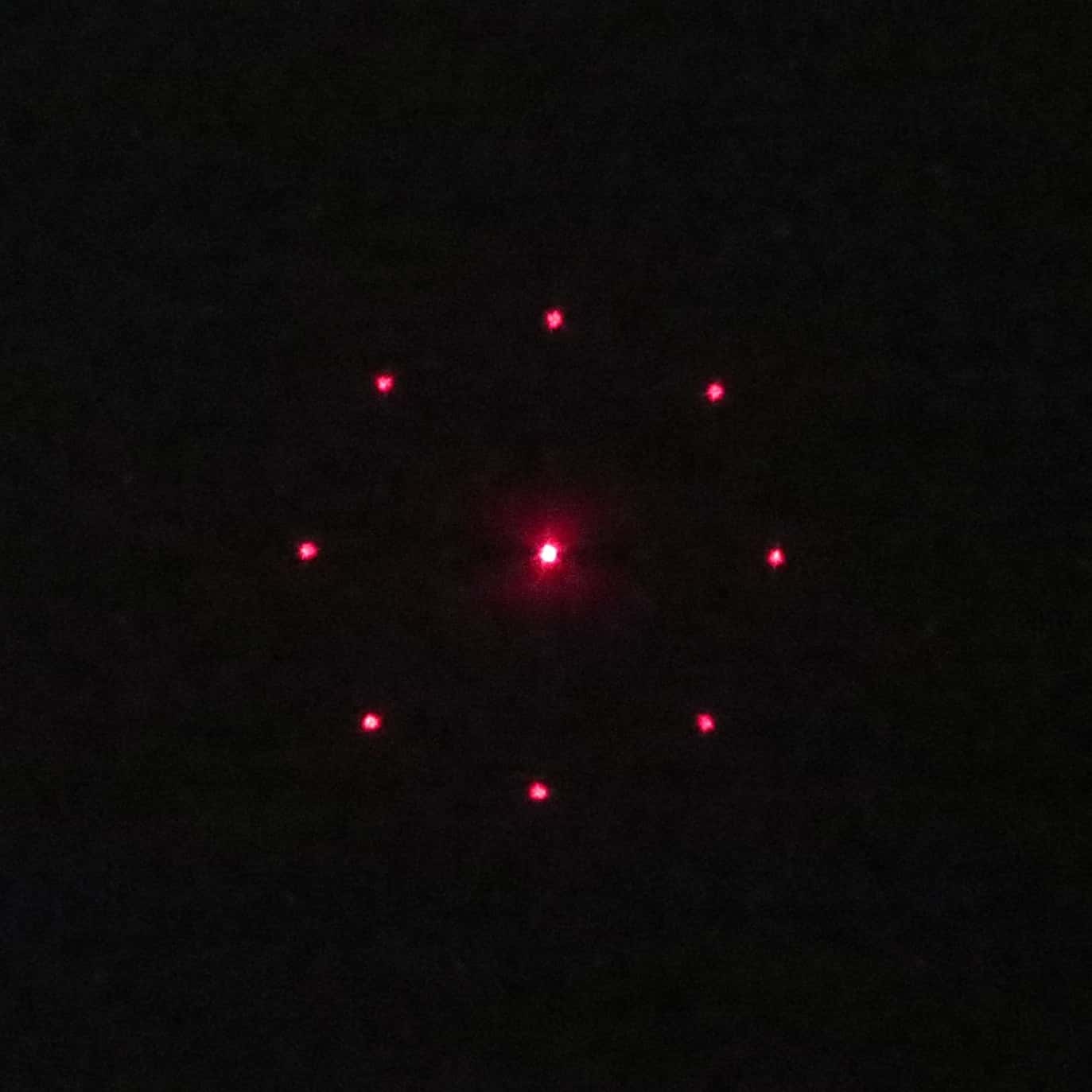 5pcs/pack DOE Diffractive Optical Elements Indicator Class Pattern Twelve Dot Circular - Image 2