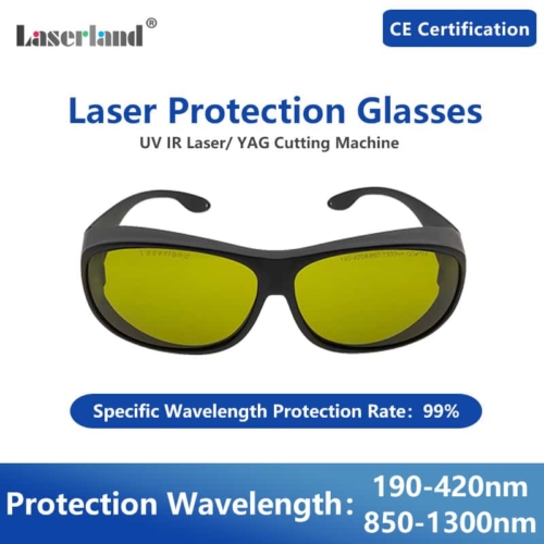 T5 190-420nm&850-1300nm OD4+ IR Infrared Laser Protective Goggles Safety Glasses CE