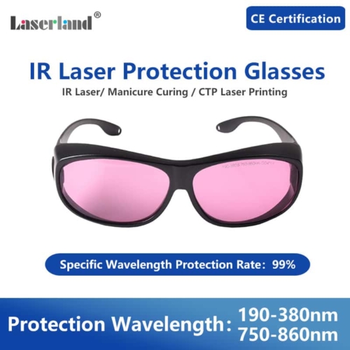 T6 780nm-808nm-840nm OD4+ IR Infrared Laser Protective Goggles Safety Glasses CE