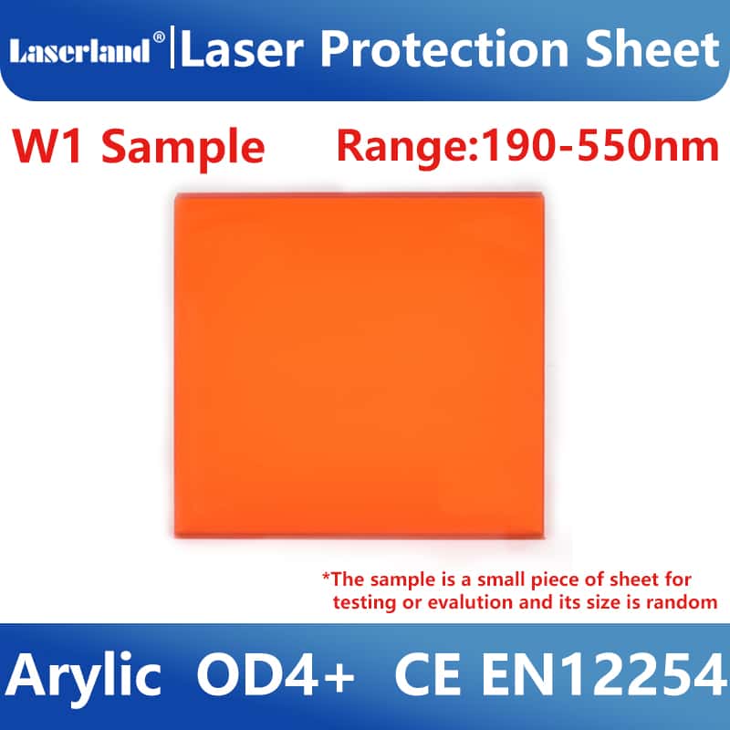 Industrial Grade Laser Window Protection Shield Sheet Safety Screen Clear View 1064nm Sample - Image 2