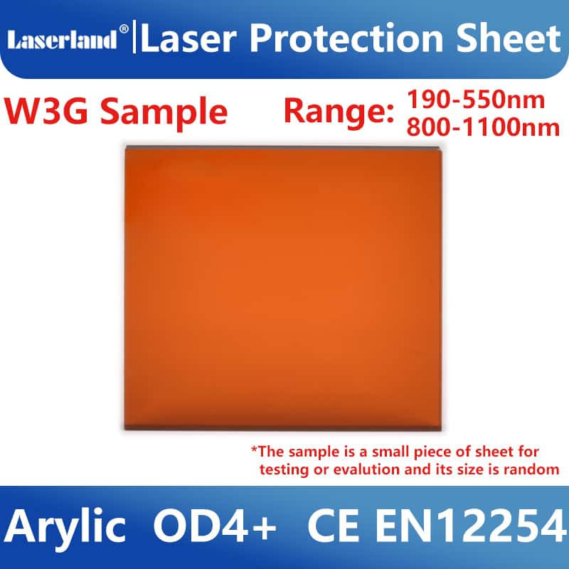 Industrial Grade Laser Window Protection Shield Sheet Safety Screen Clear View 1064nm Sample - Image 4