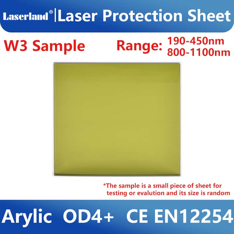 Industrial Grade Laser Window Protection Shield Sheet Safety Screen Clear View 1064nm Sample - Image 6