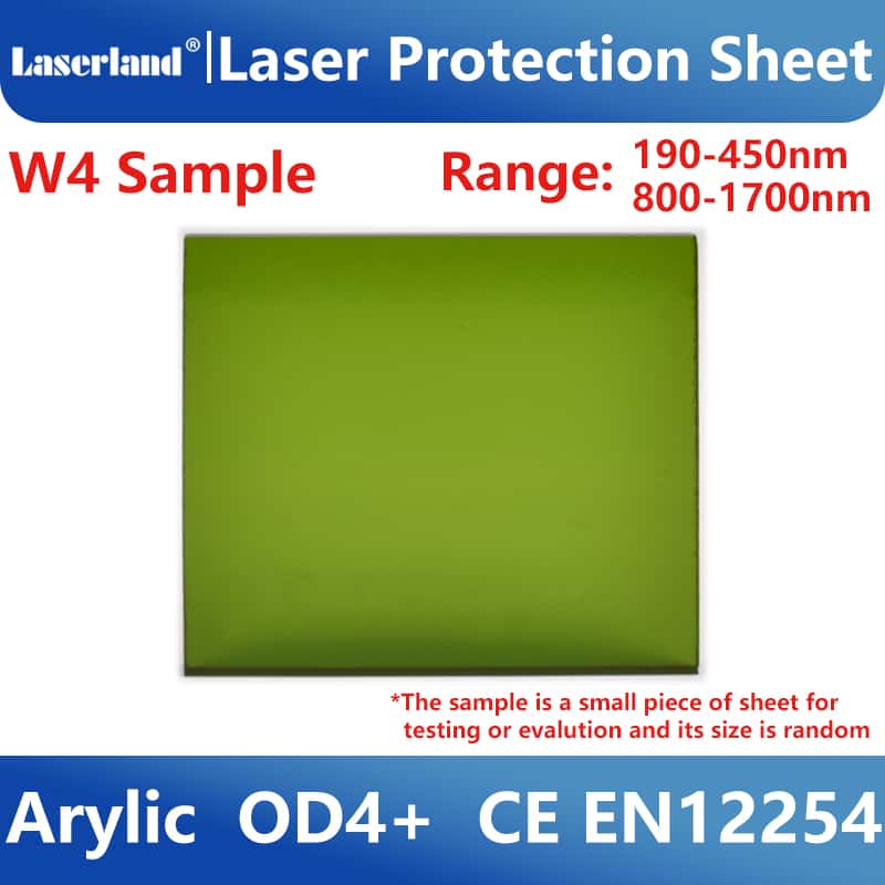 Industrial Grade Laser Window Protection Shield Sheet Safety Screen Clear View 1064nm Sample - Image 10
