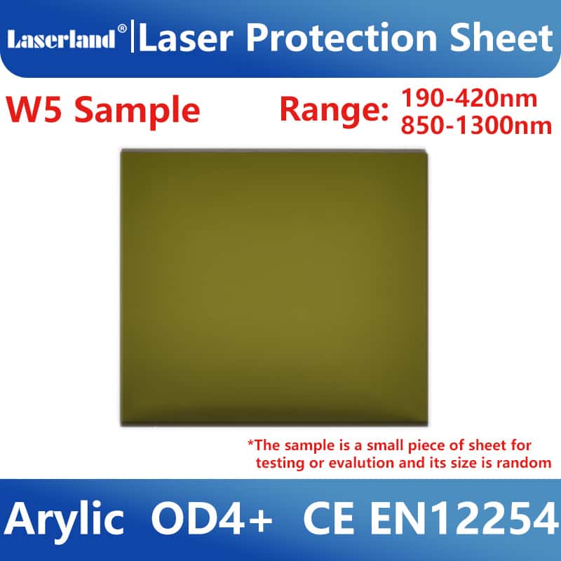 Industrial Grade Laser Window Protection Shield Sheet Safety Screen Clear View 1064nm Sample - Image 8
