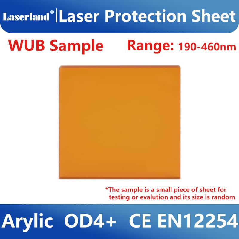 Industrial Grade Laser Window Protection Shield Sheet Safety Screen Clear View 1064nm Sample - Image 14