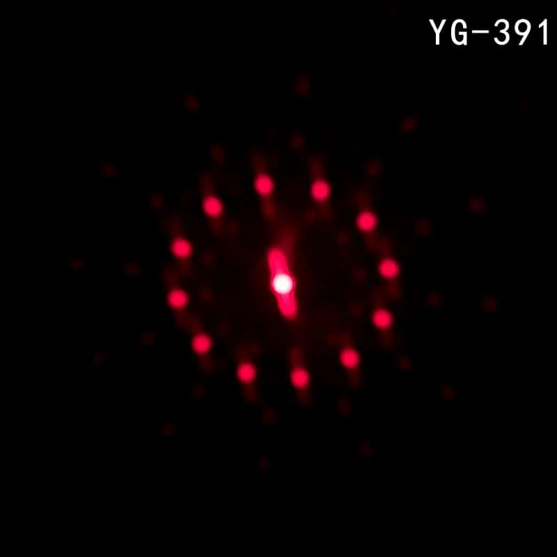 5pcs/pack DOE Diffractive Optical Elements Indicator Class Pattern Twelve Dot Circular