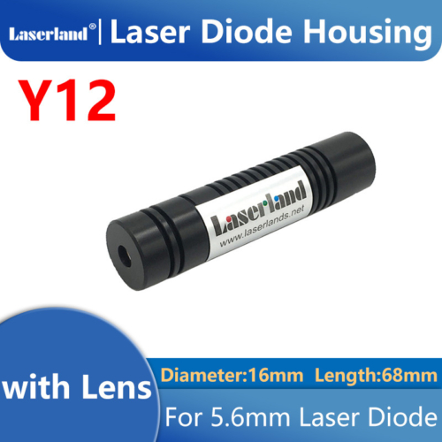16*68mm Housing for 5.6mm Laser Diode with Focusable Glass Lens