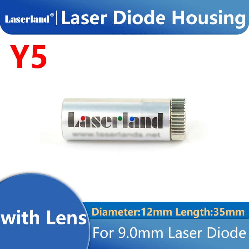 Focusable 12mm 9.0mm TO-5 TO5 Laser Diode LD Metal Housing with Lens 200-1100nm