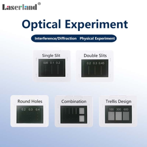 Young's Double-slit Experiment Optical Physical Experiment Single Slit/Double Slits Interference Diffraction Grating Sheet Optics Elements