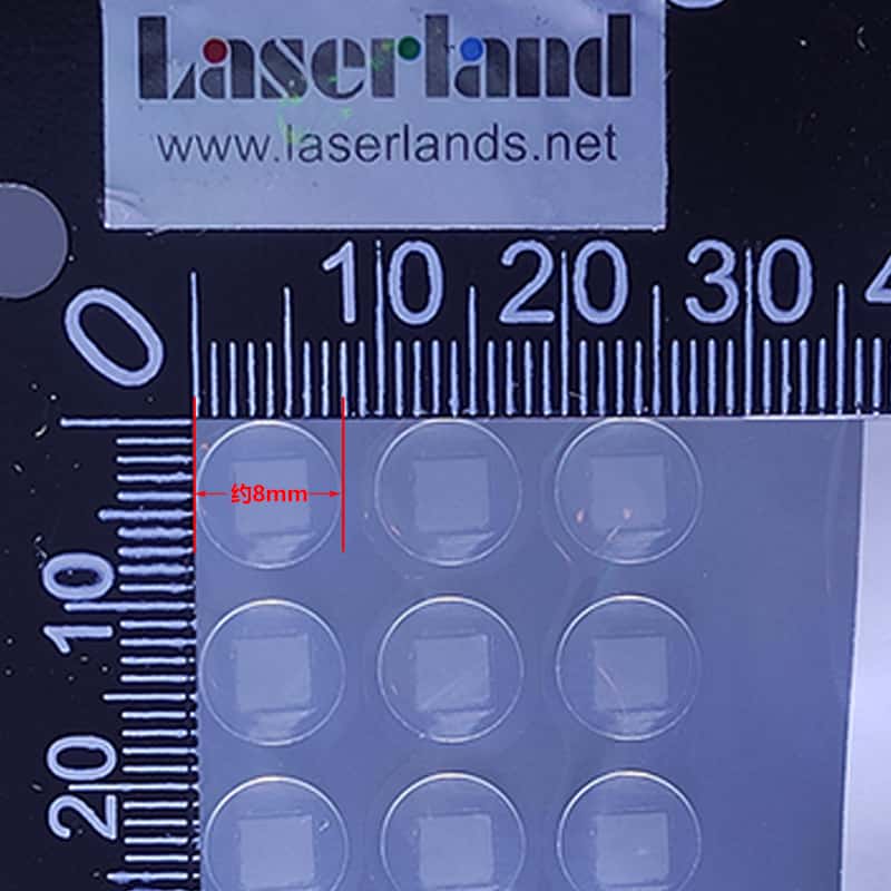 5pcs/pack DOE 10×10 Grid Optical Diffraction Element Grating Lens Laser Light - Image 6