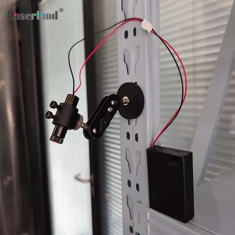 Red Line Laser Throw Toe Marker DIY Kit Playing Dart Battery Operated with Magnetic Base - Image 4